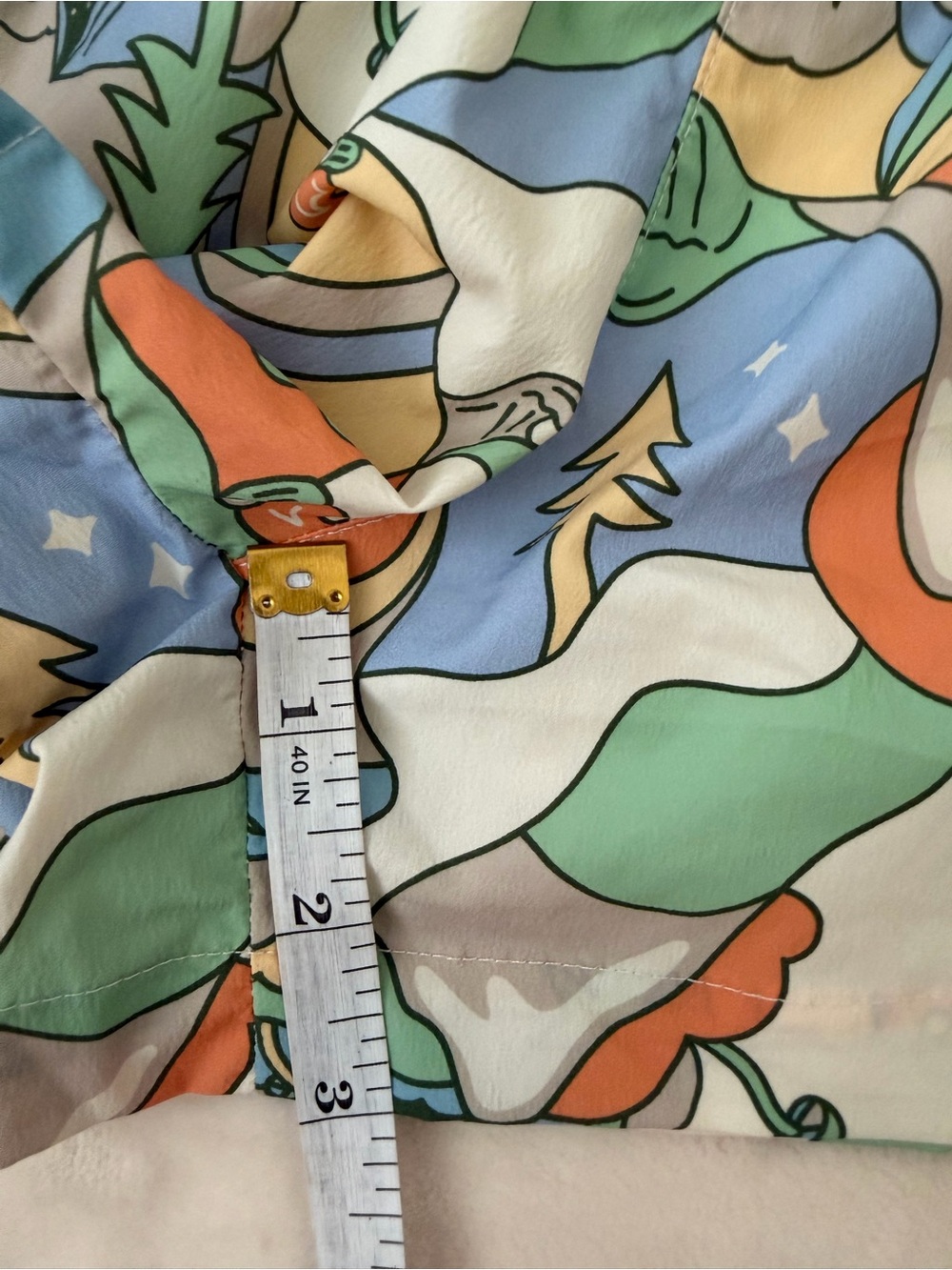 Columbia Women’s S Camping Hiking Print Shorts Drawstring 3” Inseam - Picture 6 of 7